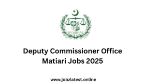 Deputy Commissioner Office Matiari Jobs 2025 Apply Online
